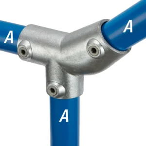 מחבר T לשיפוע כלפי מעלה (30°–45°) – Kee Klamp Type 325A