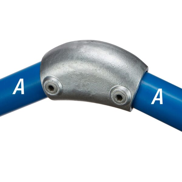 מחבר זוית קצה מתונה (guardrail) – Kee Klamp Type 55