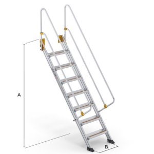 סולמות מדרגות גדולים