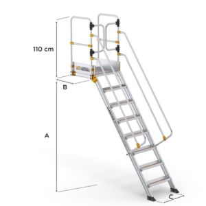 סולמות פלטפורמה גדולים