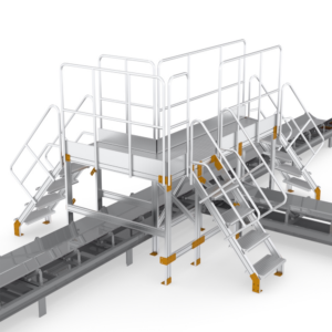 פלטפורמות מעבר פס למסועים וייצור